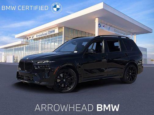 Black Sapphire Metallic 2025 BMW X7 xDrive40i