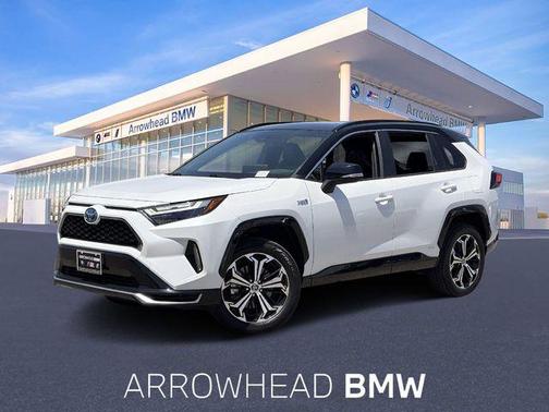 Wind Chill Pearl/Midnight Black Metallic 2023 Toyota RAV4 Prime XSE