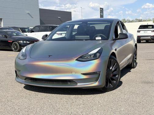 Gray 2023 Tesla Model 3 Performance