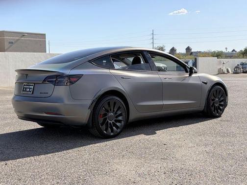 Gray 2023 Tesla Model 3 Performance