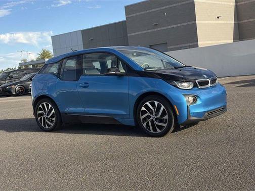 Protonic Blue Metallic w/Frozen Gray Accent 2017 BMW i3 94 Ah