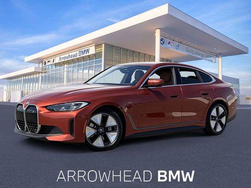 Sunset Orange Metallic 2023 BMW i4 Gran Coupe eDrive35