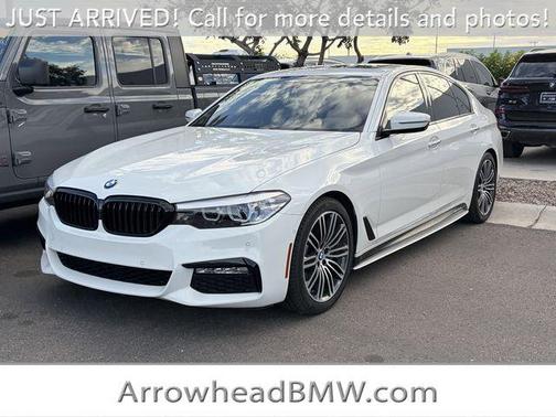 Alpine White 2018 BMW 540 540i