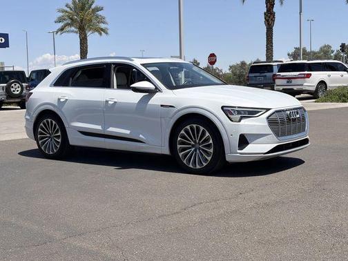 Glacier White 2019 Audi e-tron Premium Plus