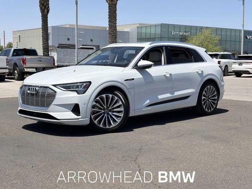 Glacier White 2019 Audi e-tron Premium Plus