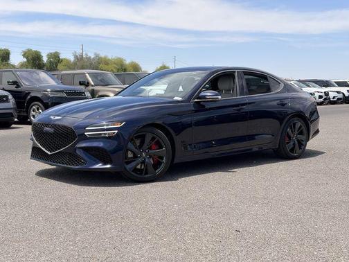 Adriatic Blue 2022 Genesis G70 3.3T RWD