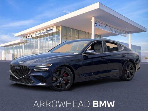 Adriatic Blue 2022 Genesis G70 3.3T RWD