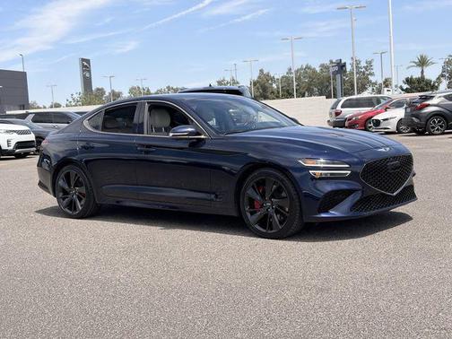 Adriatic Blue 2022 Genesis G70 3.3T RWD