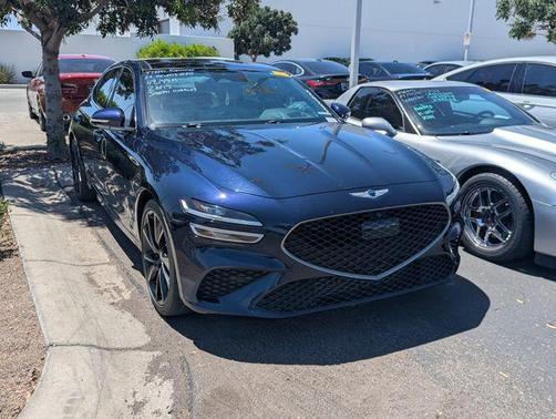 Adriatic Blue 2022 Genesis G70 3.3T RWD