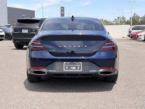 Adriatic Blue 2022 Genesis G70 3.3T RWD