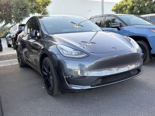 Gray 2021 Tesla Model Y Long Range Dual Motor All-Wheel Drive