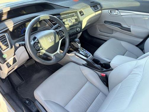 Alabaster Silver Metallic 2013 Honda Civic EX-L