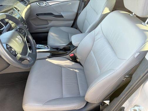 Alabaster Silver Metallic 2013 Honda Civic EX-L