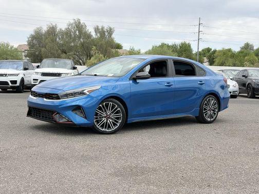 Sporty Blue 2022 Kia Forte GT