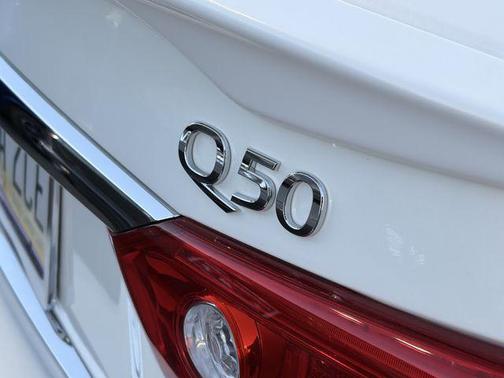 Moonlight White 2014 INFINITI Q50 Premium