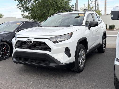 Super White 2019 Toyota RAV4 LE