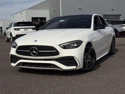 Polar White 2022 Mercedes-Benz C-Class Sedan