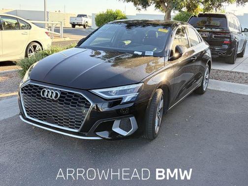 Mythos Black Metallic 2023 Audi A3 Premium