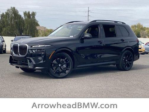 Black Sapphire Metallic 2025 BMW X7 xDrive40i