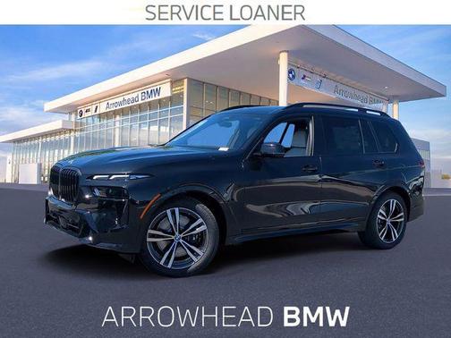 Black Sapphire Metallic 2025 BMW X7 xDrive40i