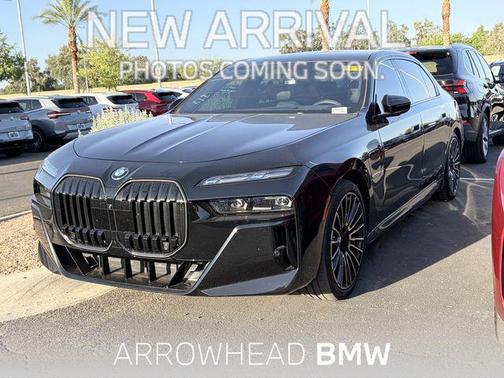 Black Sapphire Metallic 2025 BMW 750e i xDrive