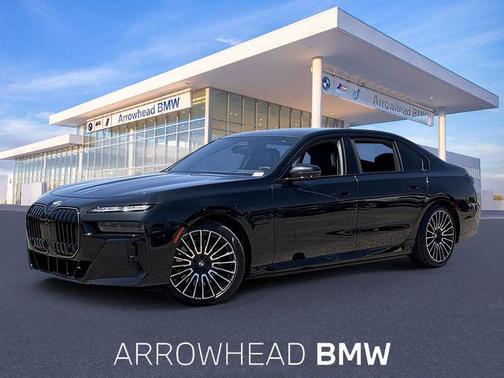 Black Sapphire Metallic 2025 BMW 750e i xDrive