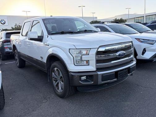 WHITE PLATINUM METALLIC TC 2016 Ford F-150 King Ranch