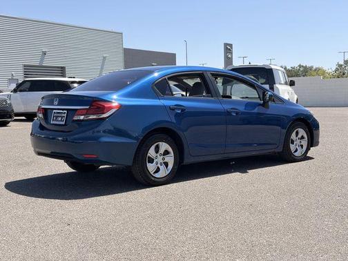 Dyno Blue Pearl 2015 Honda Civic LX