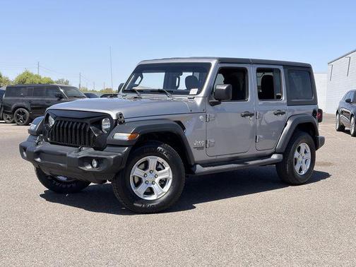 Billet Silver Metallic Clearcoat 2019 Jeep Wrangler Unlimited Sport