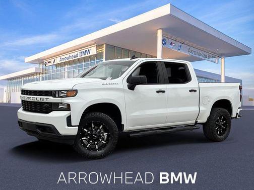 Summit White 2021 Chevrolet Silverado 1500 Custom Truck