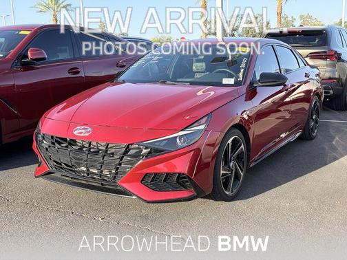 Scarlet Red Pearl 2023 Hyundai ELANTRA N Line Sedan