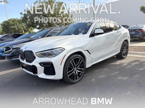 Mineral White Metallic 2023 BMW X6 xDrive40i