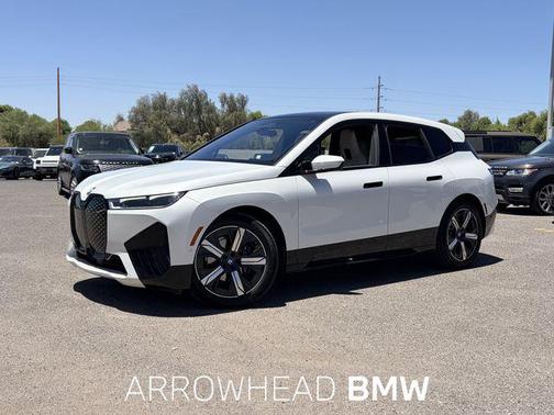 Mineral White Metallic 2023 BMW iX xDrive50
