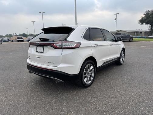 WHITE PLATINUM MET TRI-COAT 2018 Ford Edge TITANIUM