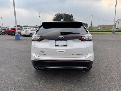 WHITE PLATINUM MET TRI-COAT 2018 Ford Edge TITANIUM