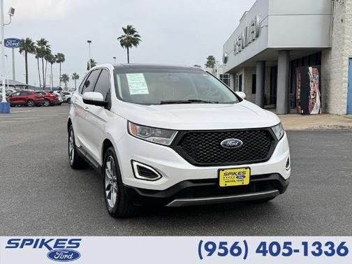 WHITE PLATINUM MET TRI-COAT 2018 Ford Edge TITANIUM