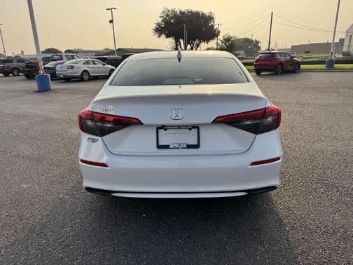 Platinum White Pearl 2023 Honda Civic LX