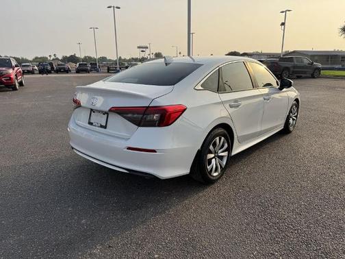Platinum White Pearl 2023 Honda Civic LX
