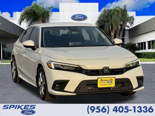 Platinum White Pearl 2023 Honda Civic LX