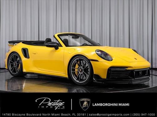 Racing Yellow 2022 Porsche 911 Turbo