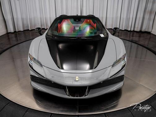 Bianco Cervino 2022 Ferrari SF90 Spider Convertible