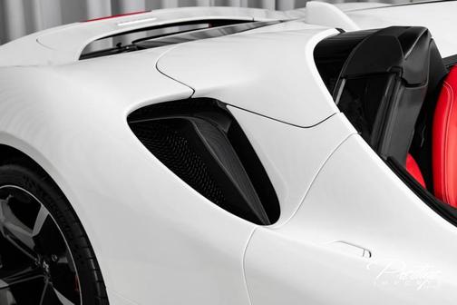 Bianco Cervino 2022 Ferrari SF90 Spider Convertible
