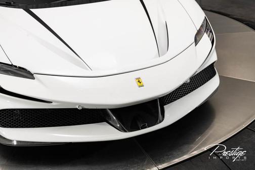 Bianco Cervino 2022 Ferrari SF90 Spider Convertible