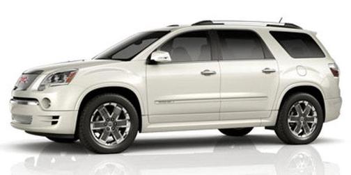 White Diamond Tricoat 2012 GMC Acadia Denali