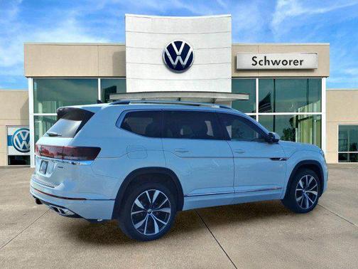 Opal White Pearl 2025 Volkswagen Atlas 2.0T SEL Premium R-Line 4MOTION