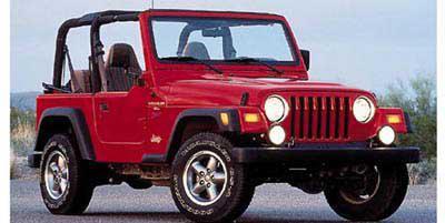 Black 1997 Jeep Wrangler SE