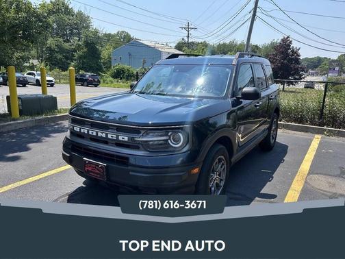 Alto Blue Metallic Tinted Clearcoat 2022 Ford Bronco Sport Big Bend