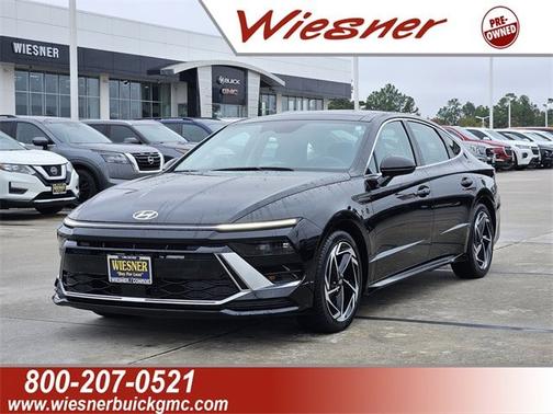 Black 2024 Hyundai SONATA SEL Sedan