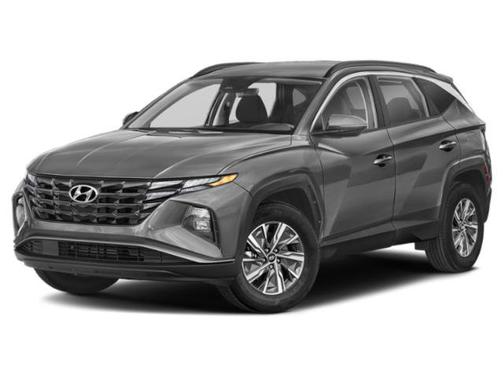 White 2022 Hyundai TUCSON Hybrid Blue