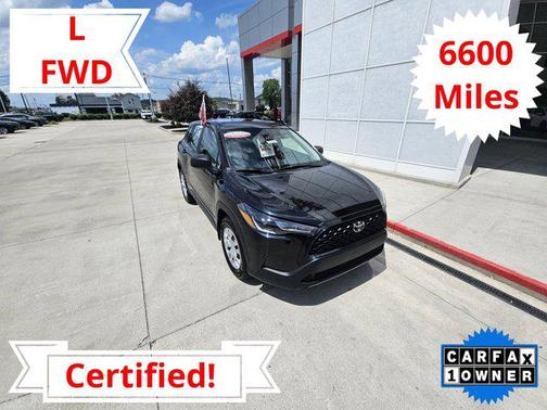 Jet Black 2025 Toyota Corolla Cross L